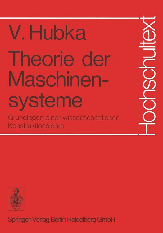 Produktbild: Theorie der Maschinensysteme