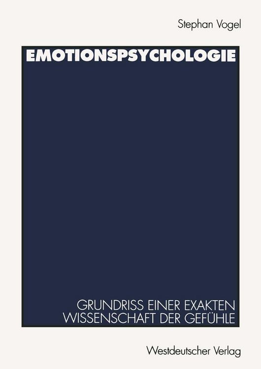 Produktbild: Emotionspsychologie