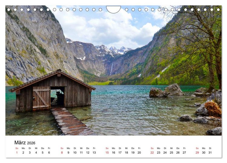 Produktbild: Im Land des K&ouml;nigssees (Wandkalender 2026 DIN A4 quer), CALVENDO Monatskalender