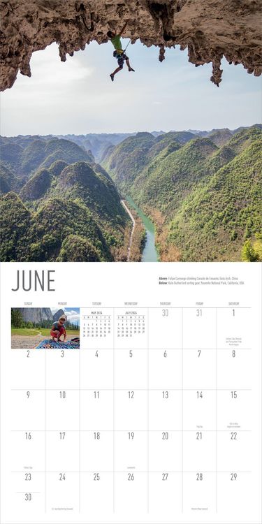 Produktbild: Jimmy Chin Peak Moments Wall Calendar 2024