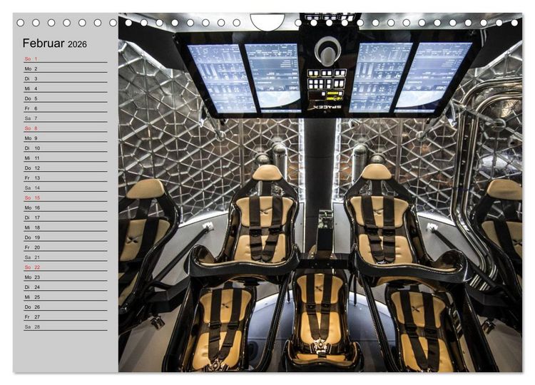 Produktbild: Space Shuttle. Impressionen aus der Raumfahrt (Wandkalender 2026 DIN A4 quer), CALVENDO Monatskalender