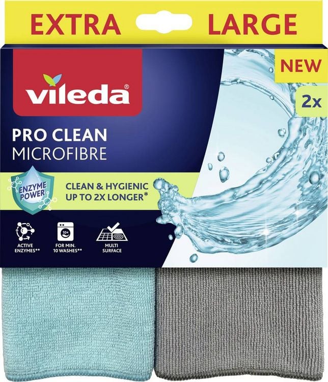 Produktbild: PRO CLEAN Microfaser Tuch 2er 179230