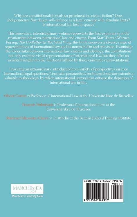 Produktbild: Cinematic perspectives on international law