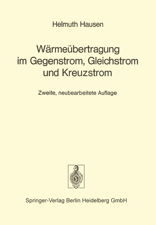 Produktbild: W&auml;rme&uuml;bertragung im Gegenstrom, Gleichstrom und Kreuzstrom