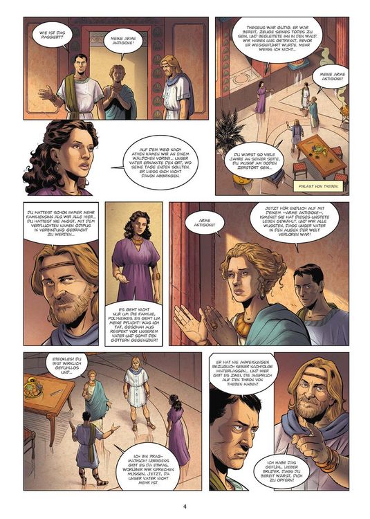 Produktbild: Mythen der Antike: Antigone (Graphic Novel)