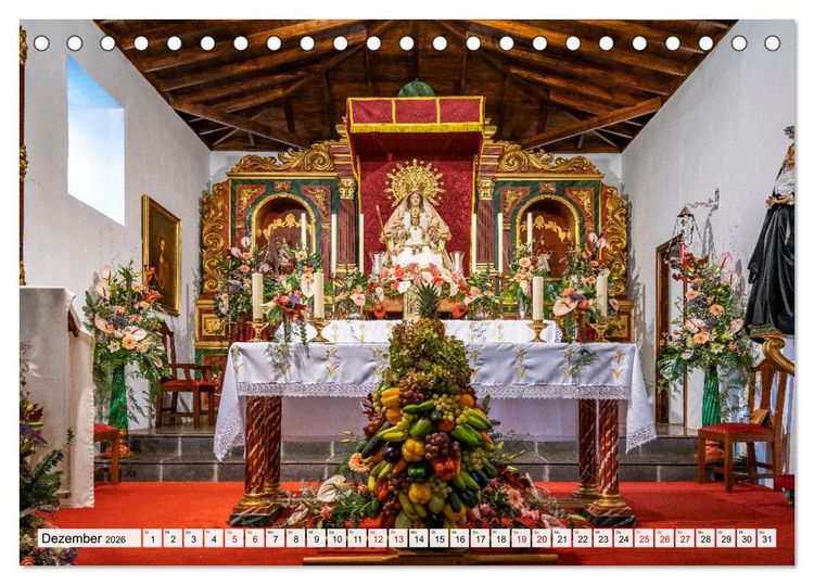 Produktbild: Kanarische Inseln: La Gomera (Tischkalender 2026 DIN A5 quer), CALVENDO Monatskalender