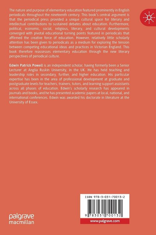 Produktbild: Elementary Education in English Periodicals, 1833-1880