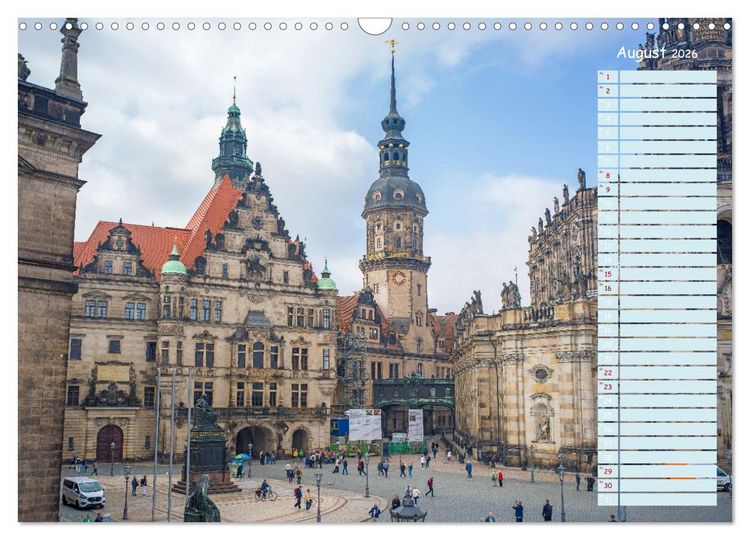Produktbild: Dresden an der Elbe - Der Planer (Wandkalender 2026 DIN A3 quer), CALVENDO Monatskalender