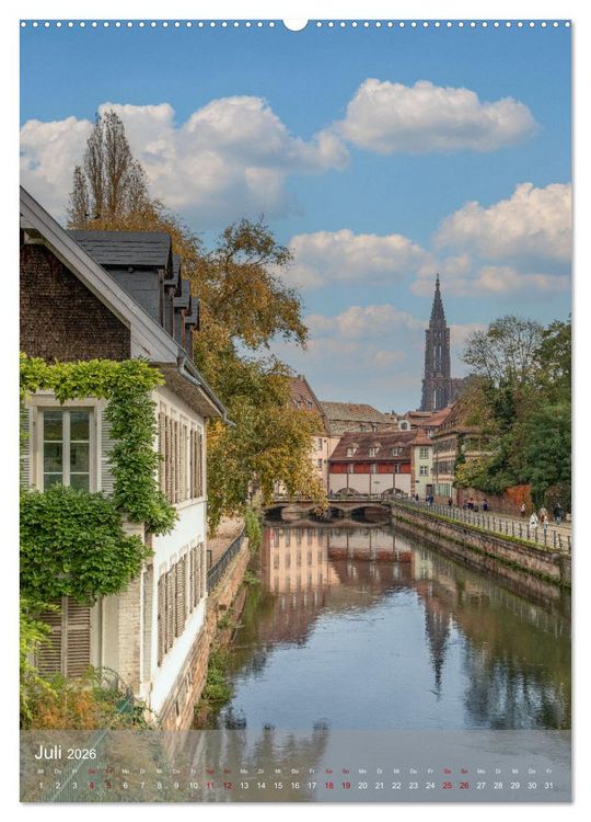 Produktbild: Stra&szlig;burg - Grande Ile und Neustadt (Wandkalender 2026 DIN A2 hoch), CALVENDO Monatskalender