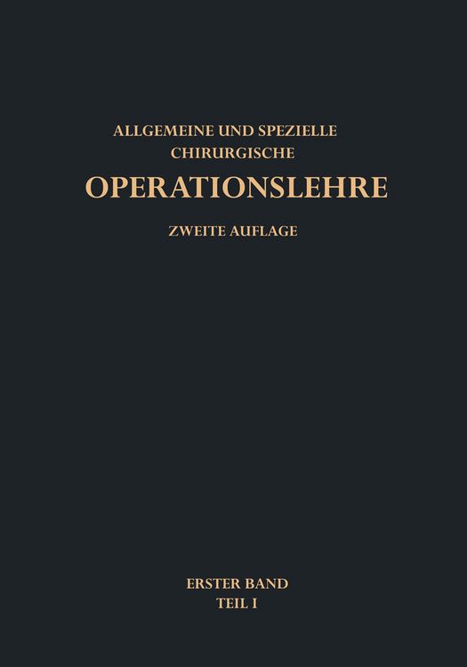Produktbild: Allgemeine Operationslehre