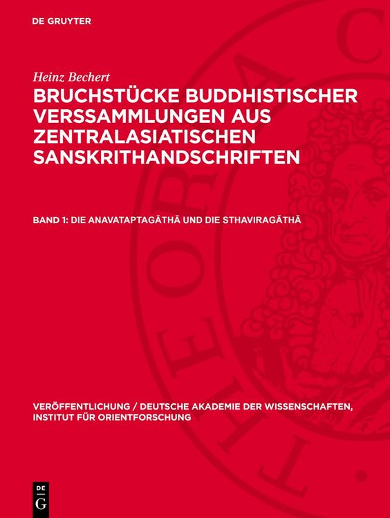 Produktbild: Die Anavataptagāthā und die Sthaviragāthā