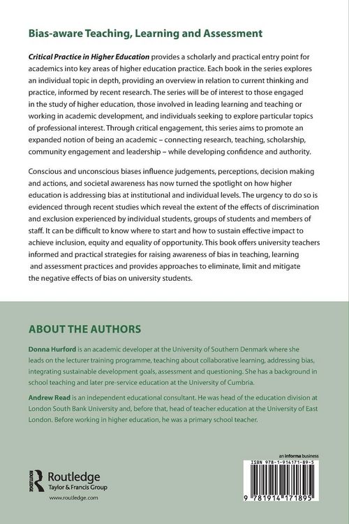 Produktbild: Bias-aware Teaching, Learning and Assessment