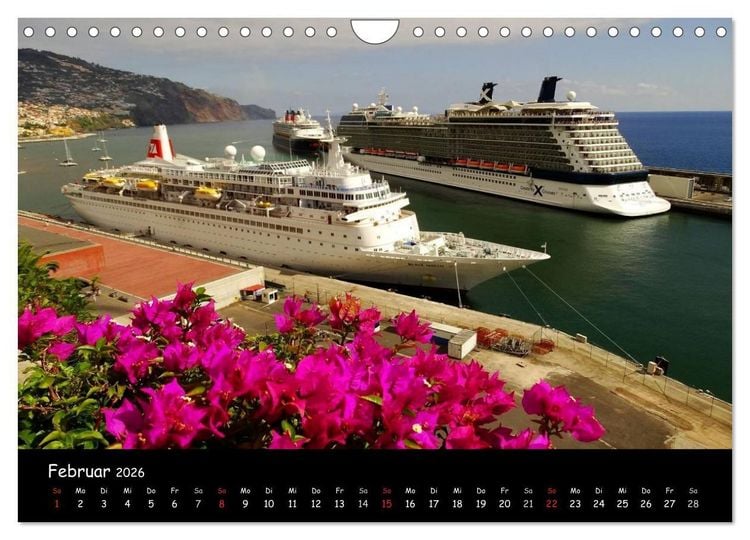 Produktbild: Kreuzfahrt erleben (Wandkalender 2026 DIN A4 quer), CALVENDO Monatskalender