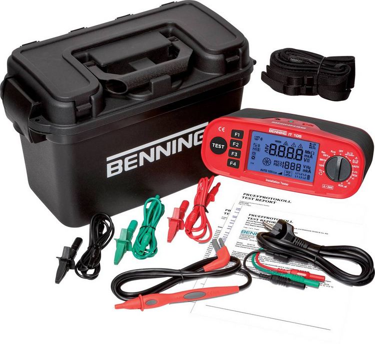 Produktbild: Benning IT 105 Installationstester VDE-Norm 0100, 0105