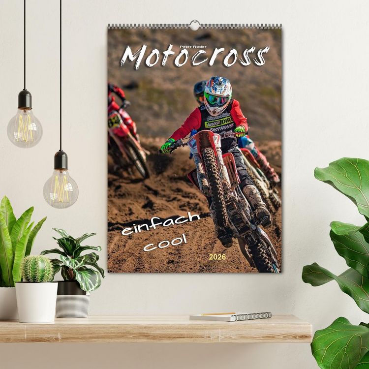 Produktbild: Motocross - einfach cool (Wandkalender 2026 DIN A2 hoch), CALVENDO Monatskalender