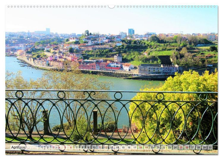 Produktbild: St&auml;dtereise nach Porto (hochwertiger Premium Wandkalender 2026 DIN A2 quer), Kunstdruck in Hochglanz