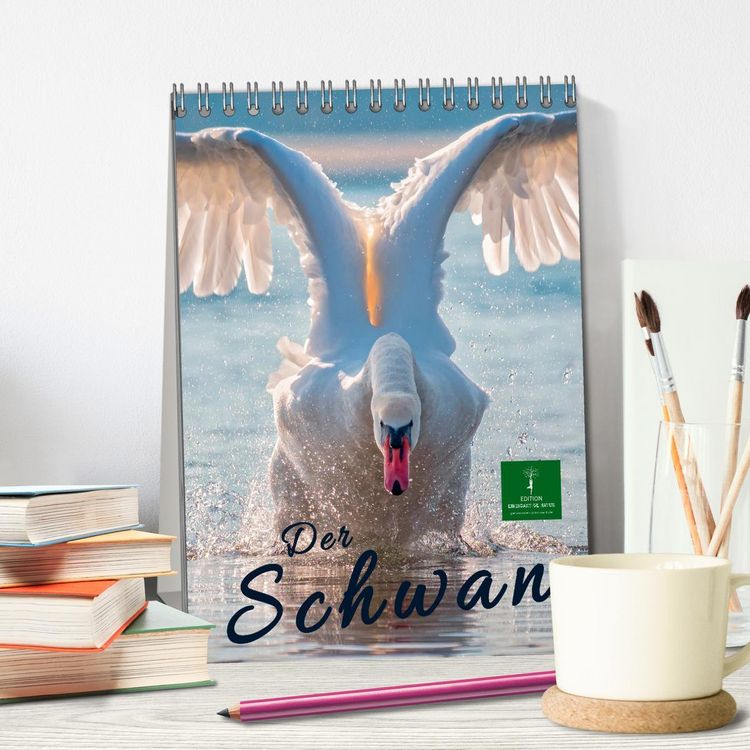 Produktbild: Der Schwan (Tischkalender 2026 DIN A5 hoch), CALVENDO Monatskalender