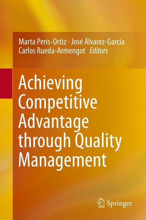 Produktbild: Achieving Competitive Advantage through Quality Management