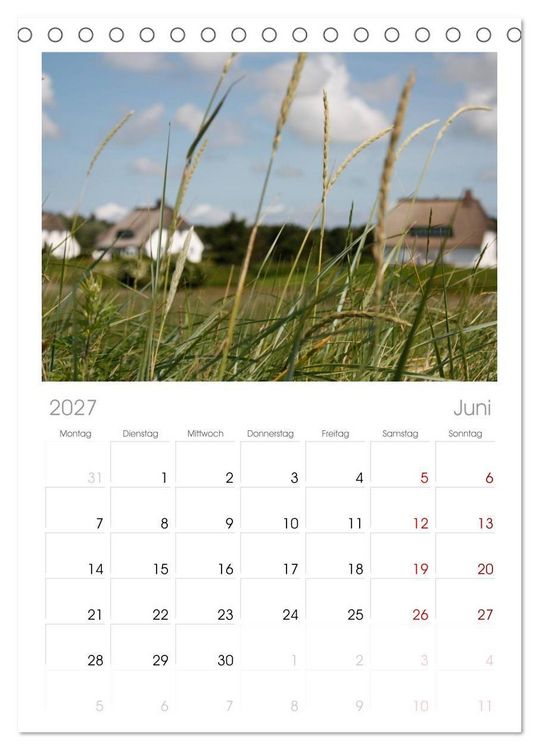 Produktbild: Tischplaner 2027 - F&ouml;hr 2027. Portr&auml;t einer Insel (A5 Tischkalender zum Aufstellen) CALVENDO