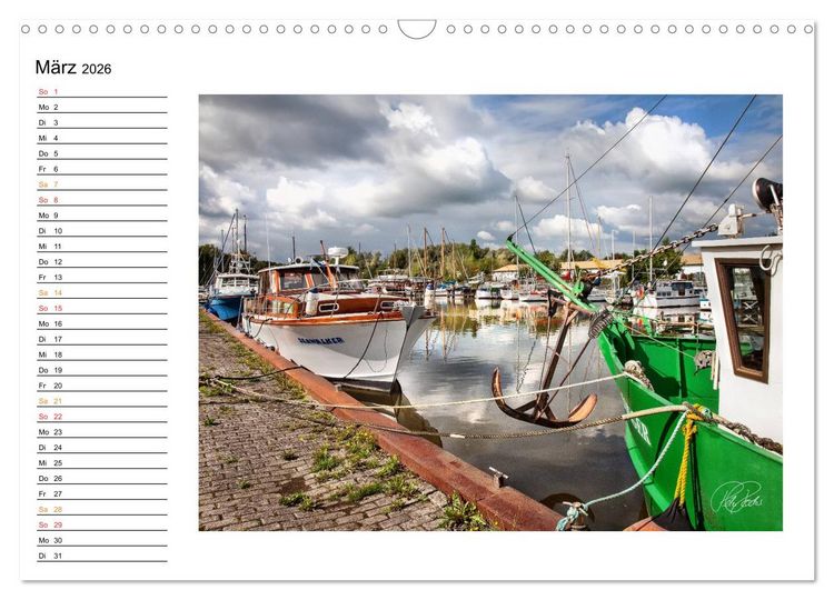 Produktbild: Friesland - am Vareler Hafen (Wandkalender 2026 DIN A3 quer), CALVENDO Monatskalender