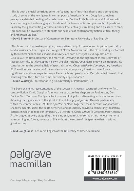 Produktbild: Ghost Writing in Contemporary American Fiction