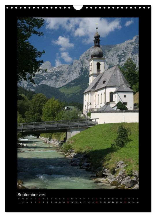 Produktbild: Landschaft im Fokus - Bayern, Tirol und S&uuml;dtirol (Wandkalender 2026 DIN A3 hoch), CALVENDO Monatskalender