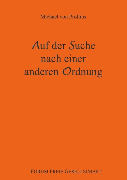 Produktbild: Auf der Suche nach einer anderen Ordnung