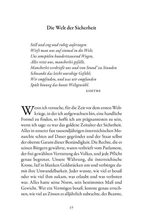 Produktbild: Die Welt von Gestern