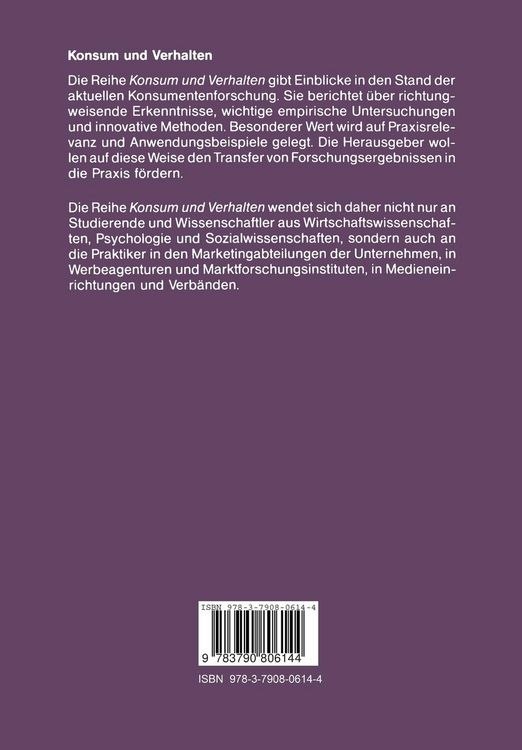 Produktbild: Verhaltenswirksame Bildmotive in der Werbung