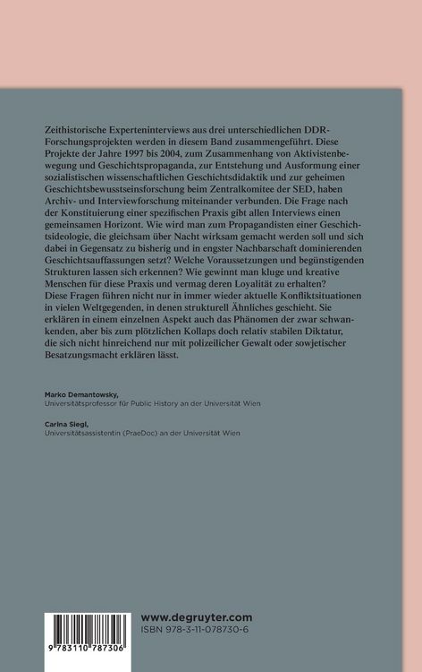 Produktbild: DDR-Geschichtspropagandisten