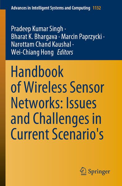 Produktbild: Handbook of Wireless Sensor Networks: Issues and Challenges in Current Scenario's
