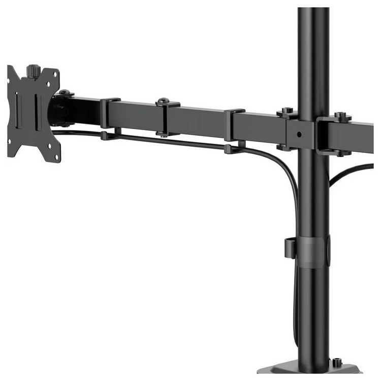 Produktbild: Hama Monitor-Tischhalterung 2 Display(s) 88,9 cm (35") Schwarz H&ouml;henverstellbar, Schwenkbar, Rotierbar, Neigbar