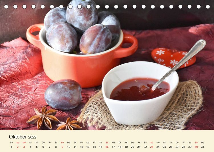 Produktbild: Marmelade schmeckt nicht nur auf dem Fr&uuml;hst&uuml;ckstisch! (Tischkalender 2022 DIN A5 quer)