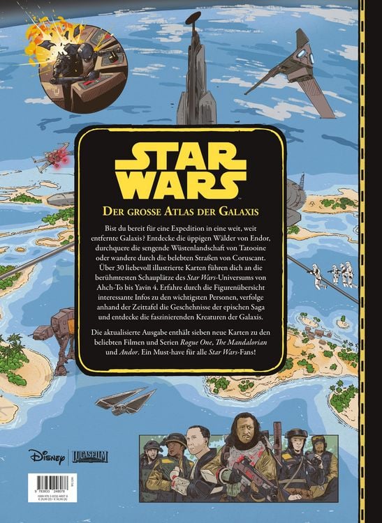 Produktbild: Star Wars: Der gro&szlig;e Atlas der Galaxis - Kartografie, Zeitabl&auml;ufe & Historische Figuren
