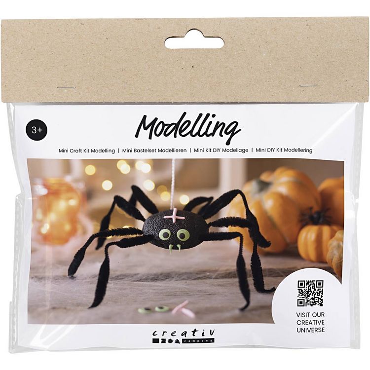 Produktbild: Creativ Company DIY Sets Modellieren Mini Kreativ Set Modellieren, Spinnen, Kreativ Box