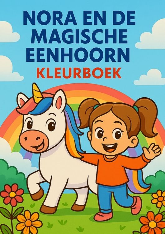 Produktbild: Nora en de magische eenhoorn kleurboek