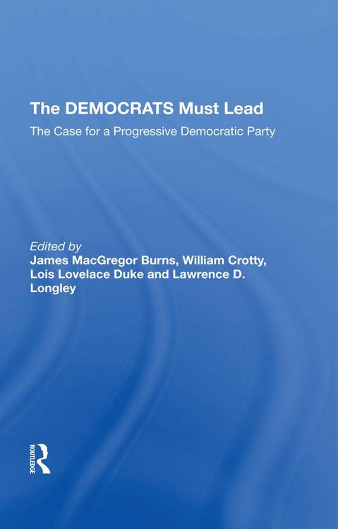 Produktbild: The Democrats Must Lead