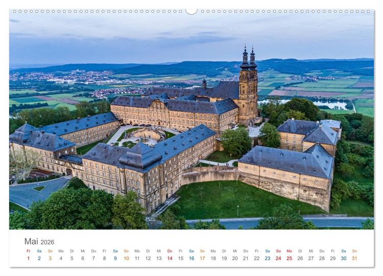 Produktbild: Oberfranken - Bayerns Norden (hochwertiger Premium Wandkalender 2026 DIN A2 quer), Kunstdruck in Hochglanz