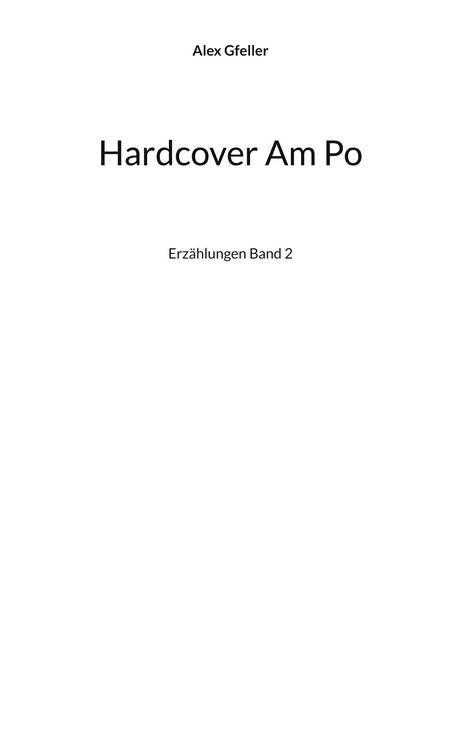 Produktbild: Hardcover Am Po