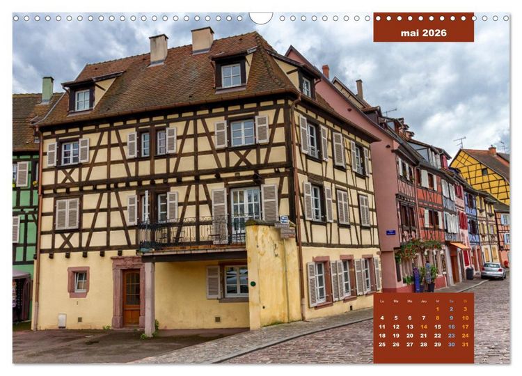 Produktbild: Colmar en Couleurs (Calendrier mural 2026 DIN A3 vertical), CALVENDO calendrier mensuel