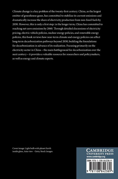 Produktbild: Foundations for a Low-Carbon Energy System in China