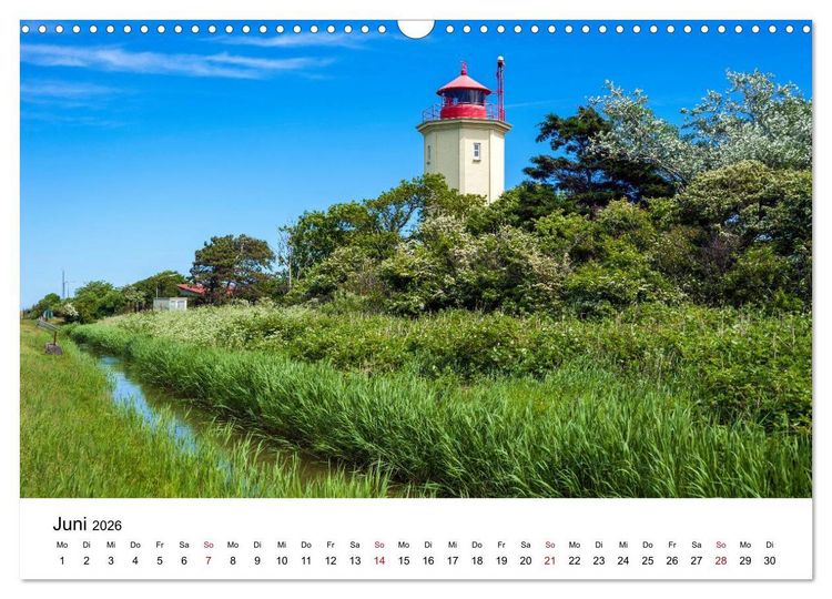 Produktbild: Fehmarn - "fe mer" nat&uuml;rlich "am Meer gelegen" (Wandkalender 2026 DIN A3 quer), CALVENDO Monatskalender