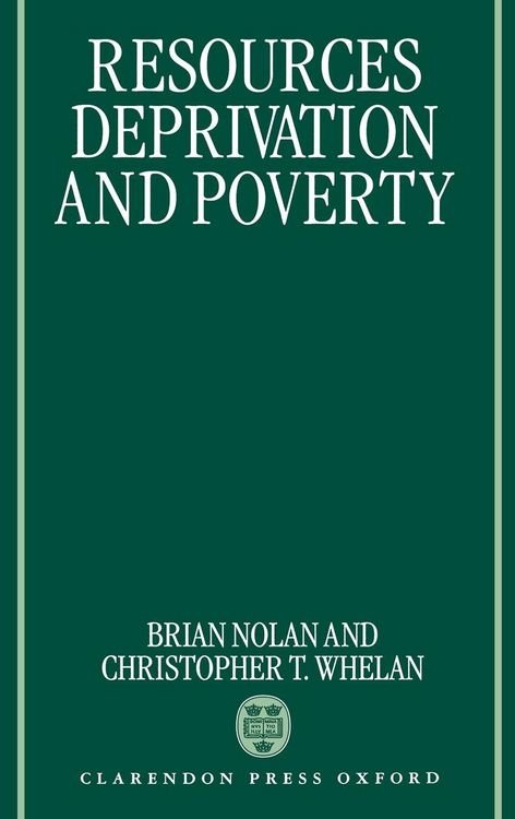 Produktbild: Resources, Deprivation, and Poverty