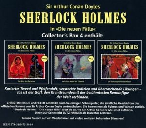 Produktbild: Sherlock Holmes - Die neuen F&auml;lle: Collector's Box 4 (3 CDs)