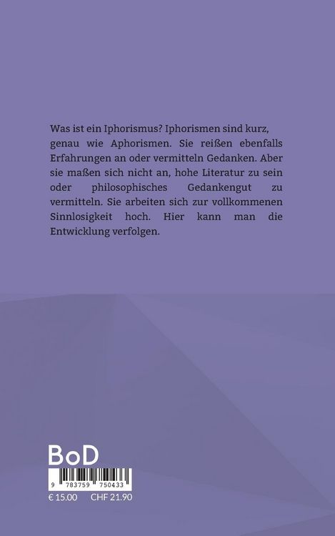 Produktbild: Iphorismen II