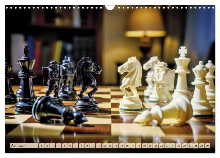 Produktbild: Strategie auf dem Schachbrett (Wandkalender 2027 DIN A3 quer), CALVENDO Monatskalender