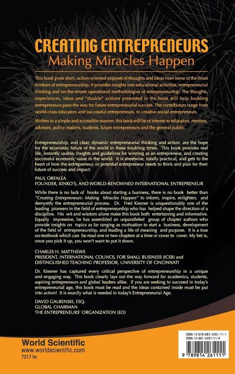 Produktbild: Creating Entrepreneurs