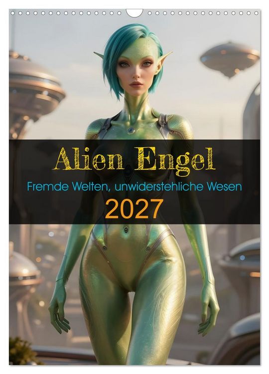 Produktbild: Alien Engel (Wandkalender 2027 DIN A3 hoch), CALVENDO Monatskalender