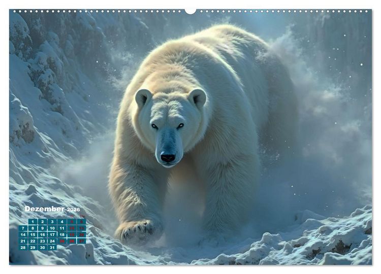 Produktbild: Wildlife im Fokus - Begegnungen auf Augenh&ouml;he (Wandkalender 2026 DIN A2 quer), CALVENDO Monatskalender