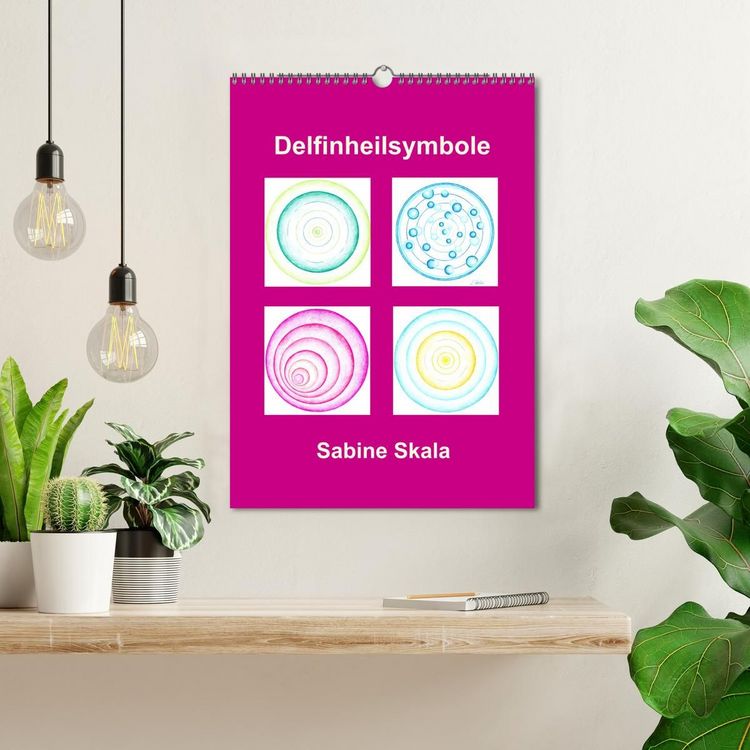 Produktbild: Delfinheilsymbole (Wandkalender 2027 DIN A3 hoch), CALVENDO Monatskalender